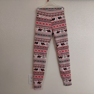 Christmas Fleece Leggings